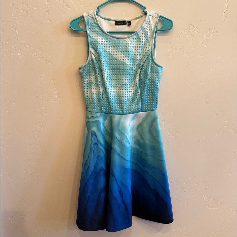 Apt. 9 Blue Gradient Mini Dress
